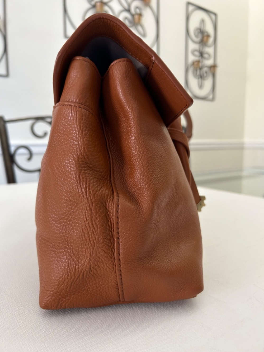 Radley London Burnham Beeches Flap Leather Shoulder Bag Rusty -Tan - Picture 4 of 13
